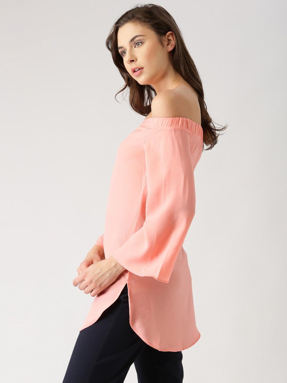 marie claire women's top (mc10239b--m, pink, medium)