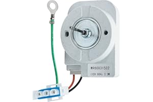 EvertechPRO WR60X31522 Evaporator Fan Motor for GE Fridge Evaporator Fan Motor, Refrigerator Evaporator Fan Motor, Compatible with GE Evaporator Fan Motor WR60X23584 WR60X10141