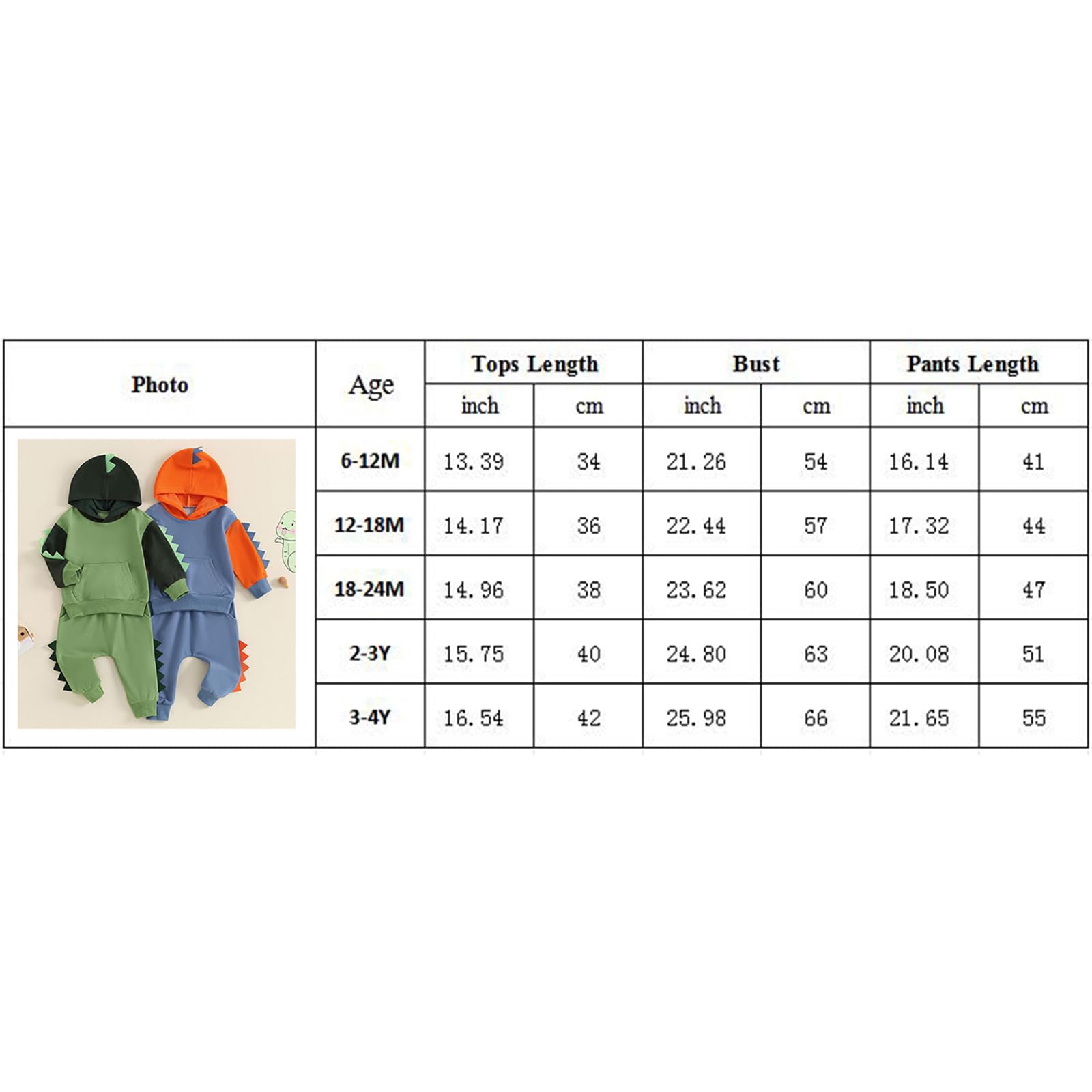 LIOMENGZI Infant Baby Boy Hooded Dinosaur Fall Outfit Contrast Sweatshirt Pant Set Toddler Dinosaur Clothes 6 12 18 Months 2T
