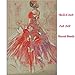 TOCARE Large Diamond Painting Kits for Adults Dancer,Large Diamond Art Kits for Adults 15.7x23.6Inch, Full Drill Diamond Painting Red Dress Lady for Home Wall Decor