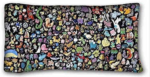 Custom ( Anime Pokemon ) Pillowcase Cushion Cover Design Standard Size 20x36 inches One Sides suitable for Twin-bed