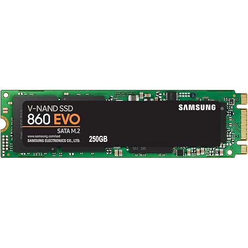 SAMSUNG 860 EVO SSD 250GB - M.2 SATA Internal Solid State Drive with V-NAND Technology (MZ-N6E250BW)