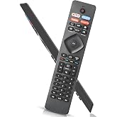 Replacement for Philips TV Remote Control, Compatible with All Philips Android LED/LCD/HDTV/UHD Smart TVs (NH800UP)