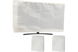 KRODTIGE 2 Pack Foam Flat Screen TV Cover for TV Protection During Storage, Moving, or Renovation,Fits Up to 55"L x 32"W Flat Screen TV(Fits TV Screens up to 55")