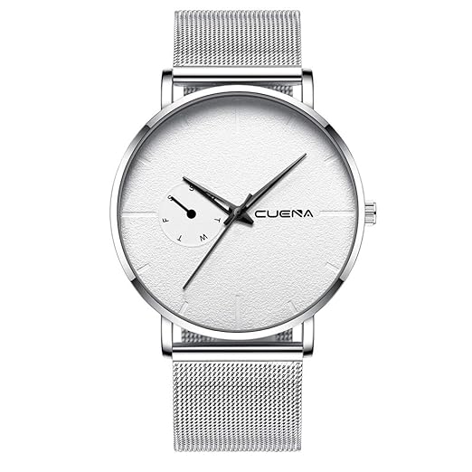 Pandaie Watch Promotion! Luxury Fashion Faux Leather Mens Quartz Analog Watch Watches Black