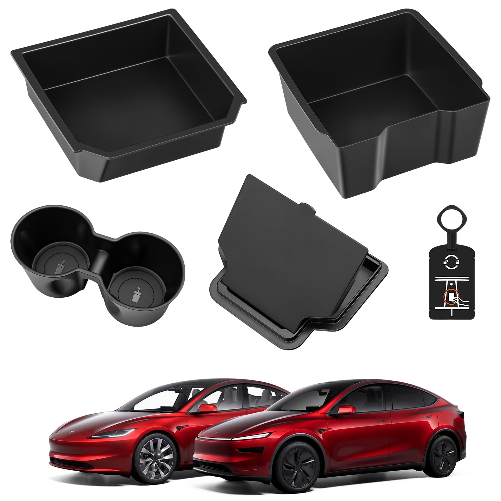 KUNIST 5PCS For 2026 Tesla Model Y Juniper Accessories Front And Rear 