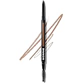 Morphe Micro Dual Eyebrow Pencil - Dual-Ended Brow Pencil Featuring a Retractable, Ultra-Precise, Pointed Tip - Richly Pigmented, Smooth-Gliding, Long-Lasting Wax Formula - Almond (0.003 oz)