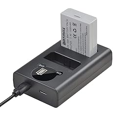 Batmax 2Packs LP-E5 Battery + LCD Dual USB Charger
