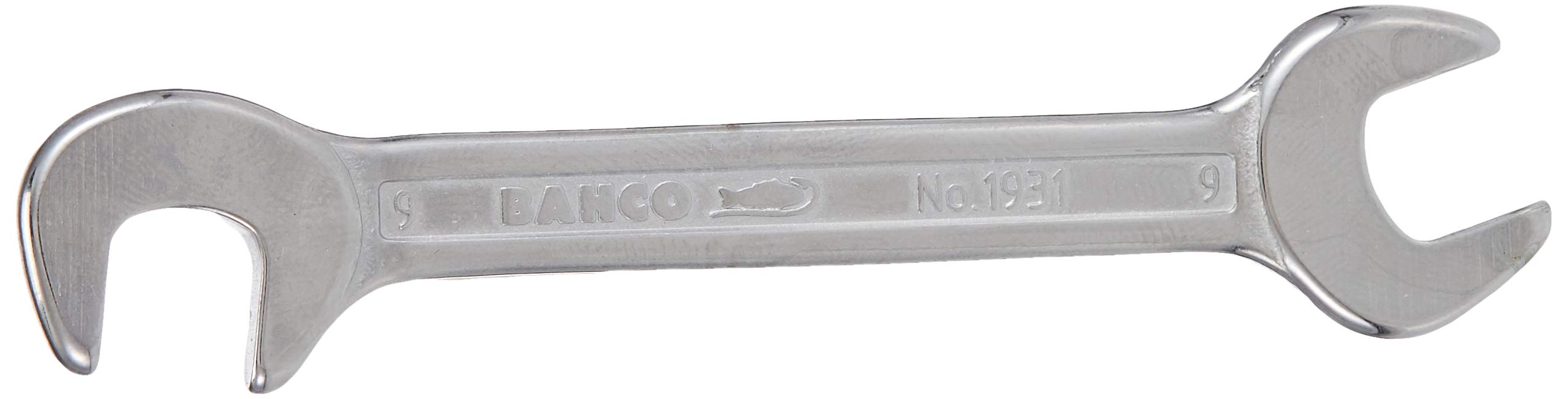 Bahco 1931M-9 Liliput Double Open End Wrench, Silver, 9 mm