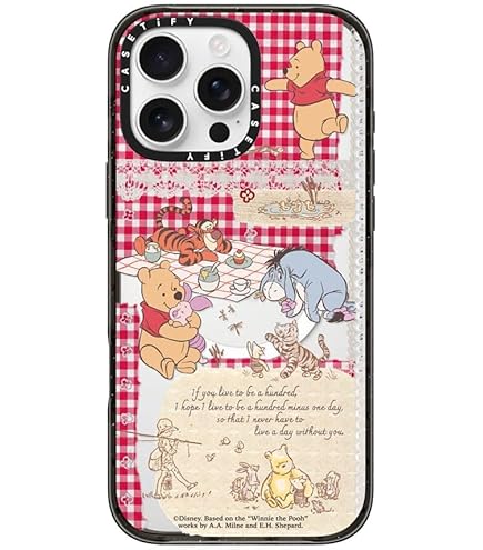 iPhoneアクセサリー CASSETiFY Winnie the Pooh iPhone16plus Amazon.com: Disney Winnie The Pooh All Good in The Woods Case for