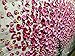 Desihum-3D Art Pink Flowers Oil Paintings On Canvas Long Square Modern Wall Art Home Decor Artwork for Living Room Dinning Room Office Abstract Picture.(20
