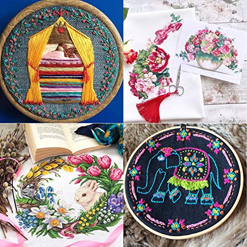 4 ATDAWN+Rainbow+Embroidery+Threads+Bracelets