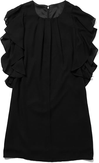 Amazon ビームスライツ Beams Lights ラッフルスリーブタック ワンピース 19 Black 36 ワンピース チュニック 通販