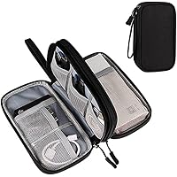 ZIHU Electronics Organizer Travel Accessories Storage Bag, Cable Organizer Bag Portable for Cables Charger Adapter Hard Drive
