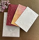 HIENAJ Flowers Background Embossing Folders for