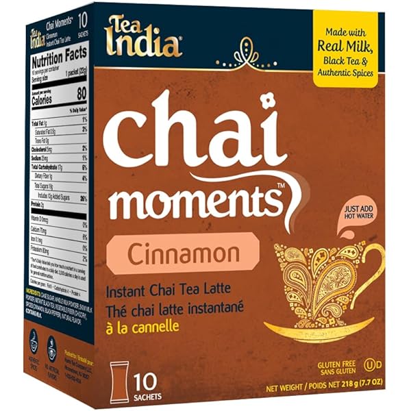 Amazon.com : Tea India Chai Moments Masala Chai Tea Instant Latte