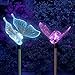 Solar Butterfly and Bumble Bee Holiday Garden Lighting Path Decoration Outdoor Lights Color Changing Patio Lawn Deck Backyard Decor by SolarDuke