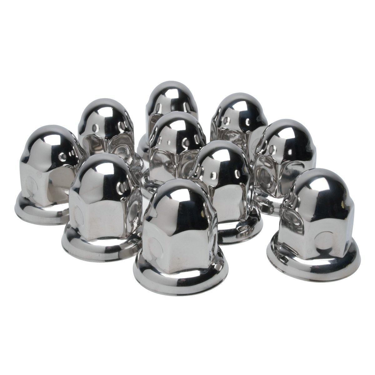 RoadPro RP33SS10 33mm Polished Stainless Steel Flanged Lug Nut Cover