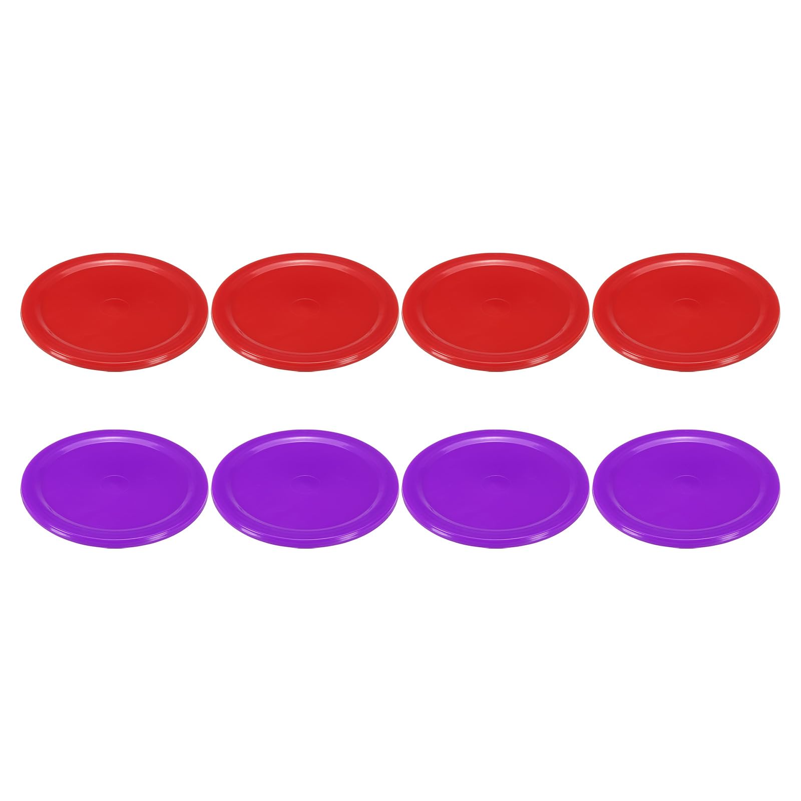 PATIKIL Air Hockey Pucks 2.5 Inch, 8Pcs Air Hockey Heavy Replacement Pucks Table Game Equipment Accessories, 4Pcs Per Color