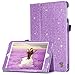 BENTOBEN iPad Mini 4 Case, iPad Mini 5 Case, Slim Glitter Bling PU Leather Stand Smart Folio Case Cover with Auto Sleep/Wake Function for Apple iPad Mini 4 (2015) / Mini 5 (2019) 7.9 inch, Purple