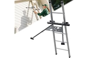 LAIDER HEROS Ladder Stabilizer, Ladder Stabilizer for Roof, Wall Ladder Standoff Premium Steel, Adjustable Leg 20.4-29.5" Ladder Stabilizer withstands 300 LBS Weight Rating