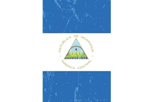 Nicaragua Flag Journal: Nicaragua Travel Diary, lined Journal to write in