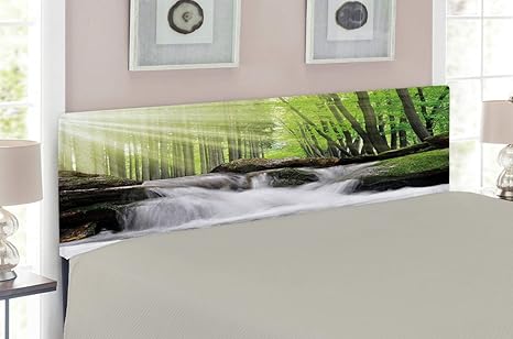 Amazon Com Lunarable Waterfall Headboard Tiny Waterfall