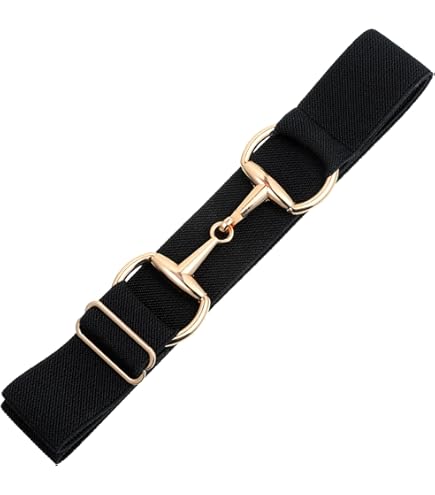 5496 1.5 Inch Equestrian Elastic Black Surcingle Buckle. No Show, Invisable 91pVid0zuSL.jpg main image 3