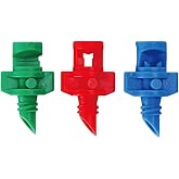 90 PCS Micro Sprayer Fan Jet Hydroponic Aeroponic Misters Cloners | 30 PCS 90/180/360 Sprayer