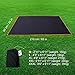 GEERTOP Ultralight Tent Footprint Waterproof Black Tent Tarp Ground Sheet Mat for Under Tent, Camping, Backpacking, Hiking, Picnic