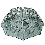 Goture Portable Folded Fishing Net Fish Shrimp Minnow Crayfish Crab Baits Cast Mesh Trap automatic