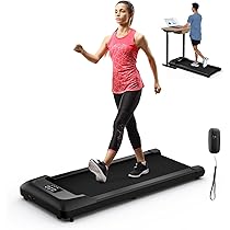 Treadmills For Home GYMAX Under Desk Treadmill W/Smart