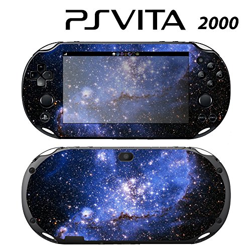 Skin-Decal-Cover-Sticker-for-Sony-PlayStation-PS-Vita-Slim-PCH-2000-Blue-Galaxy