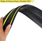 YOUNTHYE 3m Rubber Floor Cable Cover Protector 3 Channel Wire Cover for Office view 9