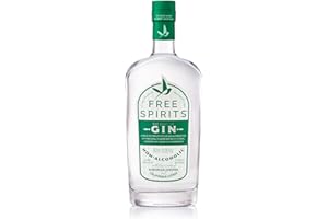 THE FREE SPIRITS COMPANY Free Spirits Non-Alcoholic Gin Spirit - Award Winning Gin Alternative - Low Calorie, Vegan, Gluten-Free with B-Vitamins - Natural Ingredients for Delicious Cocktails - 750 ml Bottle
