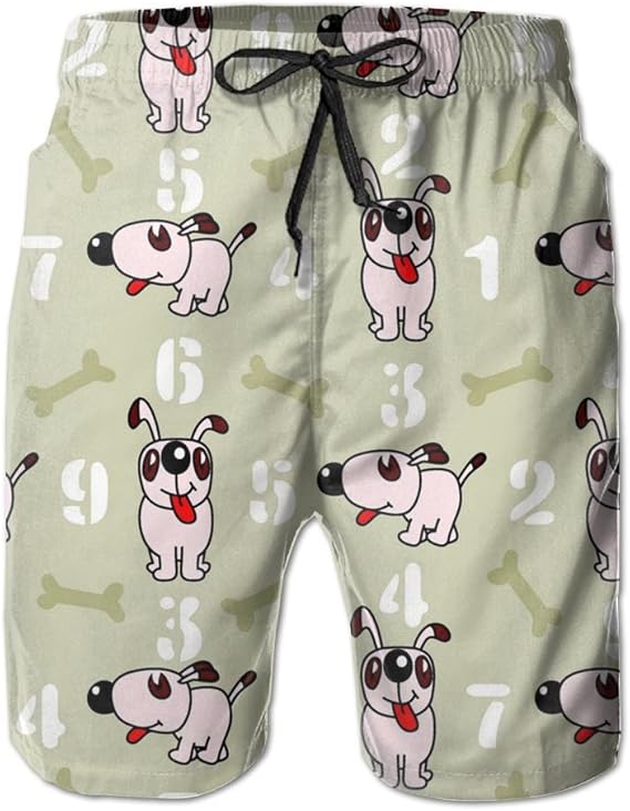 Amazon Co Jp 犬 キャラクター メンズ サーフパンツ 水陸両用 水着 海パン ビーチパンツ 短パン ショーツ ショートパンツ 大きいサイズ ハワイ風 アロハ おしゃれ 通気 速乾 服 ファッション小物