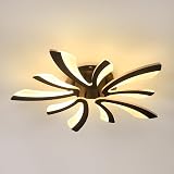 Comely LED Ceiling Lamp 50W 5625LM 72cm Warm White 3000K Black