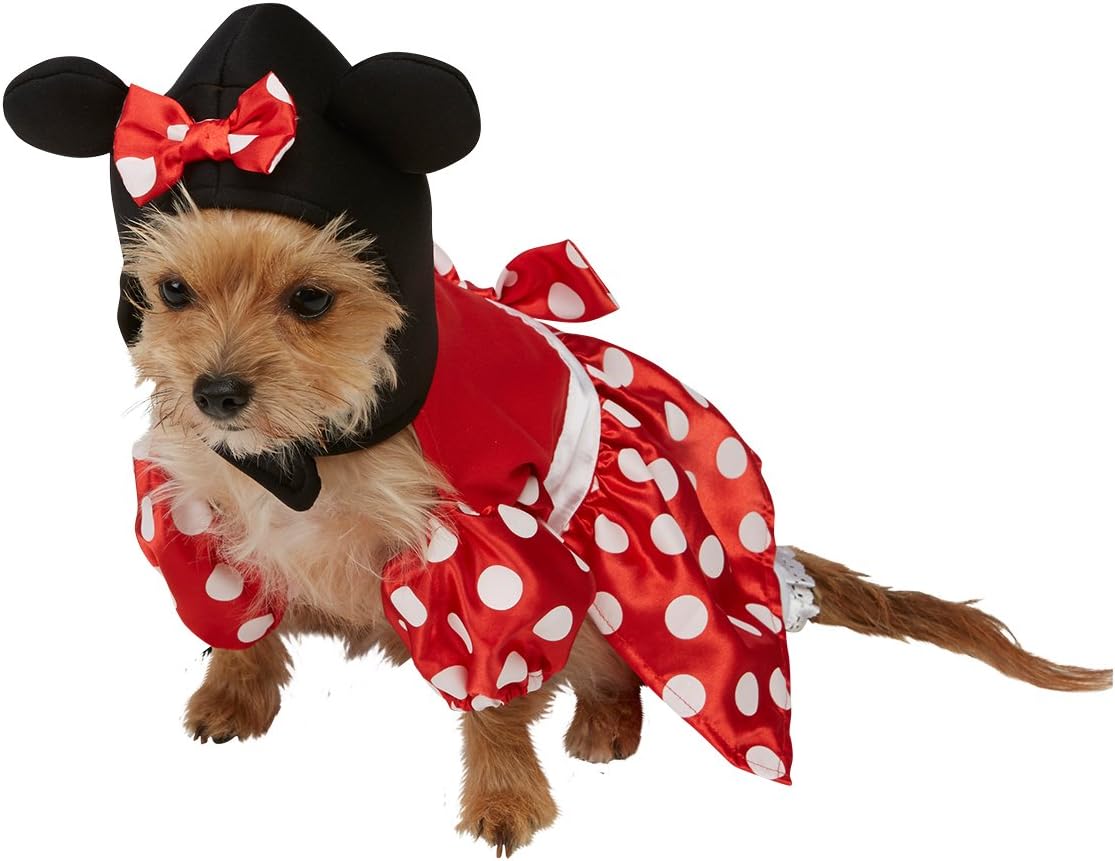 Rubie's Official Minnie Mouse Costume, Black/Red - X-Small, XS