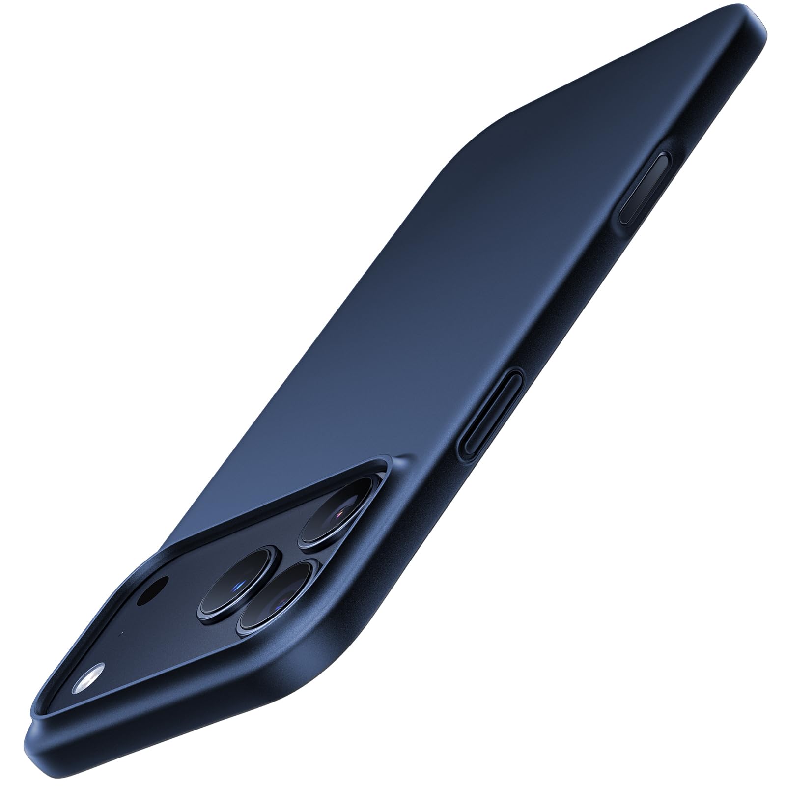 Photo 1 of TORRAS Slim Fit for iPhone 17 Pro Max Case, Ultra Thin 17 Pro Max Case, Lightweight Matte Anti-Scratch Hard PC Cover Phone Case for iPhone 17 Pro Max 6.9 inch, Deep Blue