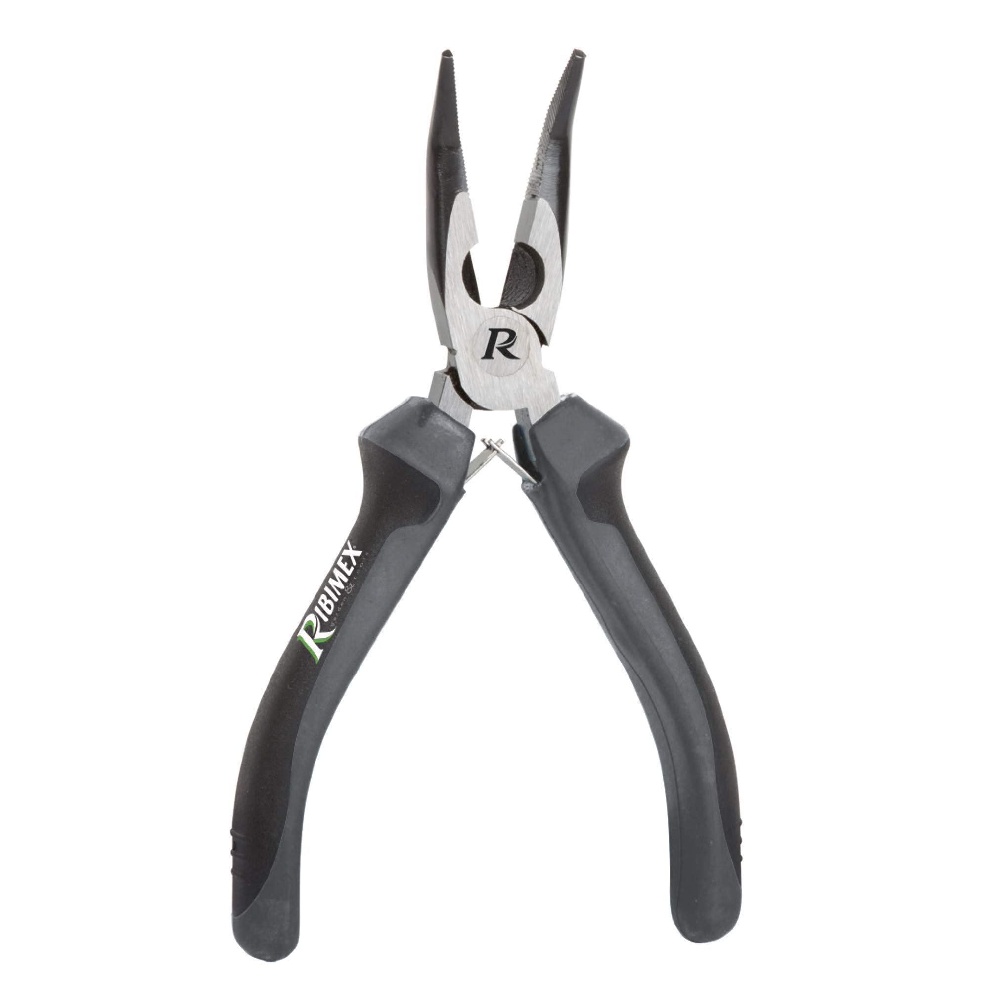 Ribitech PR1PBLC151PRO Angled Half-Round Nose Pliers Pro Chrome Vanadium