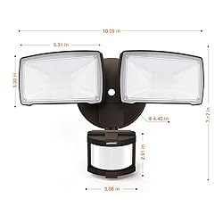 LEPOWER 28W LED Security Lights Motion Sensor Light