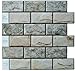 Crystiles Peel and Stick Vinyl Wall Stick-on Tile Backsplash for Kitchen n Bathroom, Natural 3D Granite, Item #91010861, 10 in X 10 in, 1 Sheet Sample