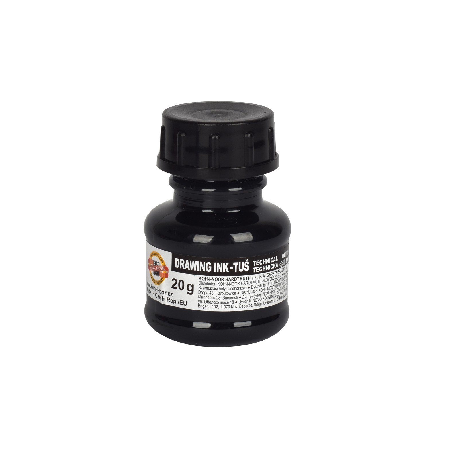 Koh-I-Noor 141701002LP 20 g Technical Drawing Ink - Black