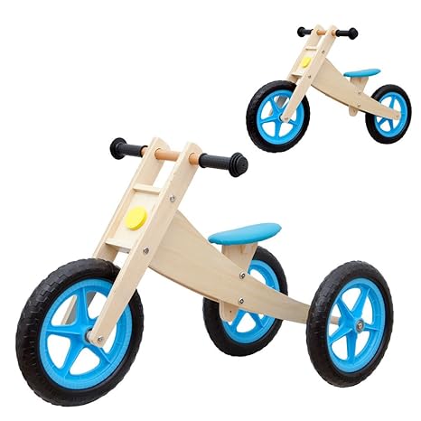 Vinz Laufrad 2 in 1 | Kinderlaufrad Lernlaufrad Lauflernrad | ab 1 Jahre (18 Monaten) | Kinder Fahrrad Dreirad Kinderdreirad 