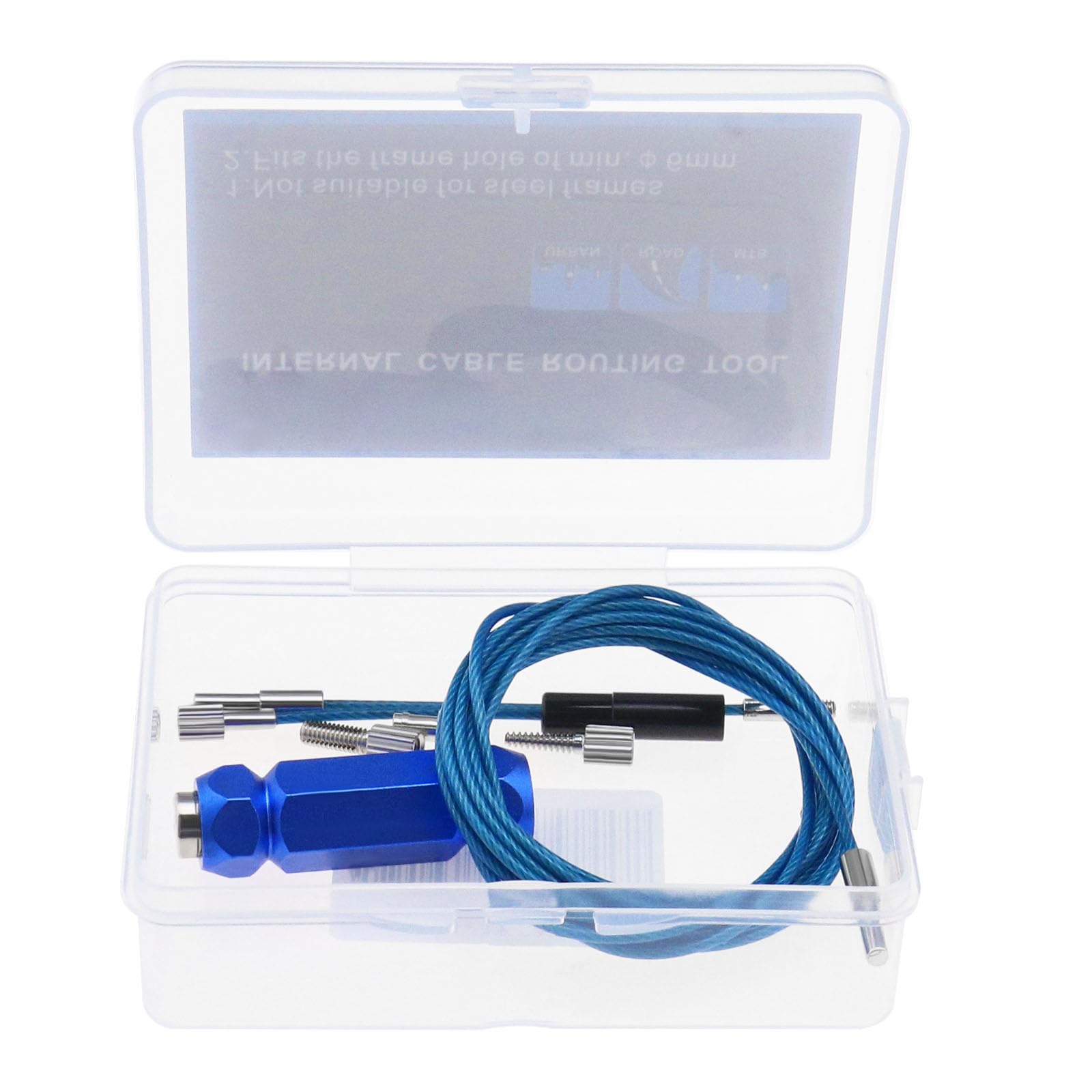 SG Store 1 Set Bicycle Internal Cable Routing Tool Rubber-coated Guide Rope Internal Routing Kit Accessories for Road Bike BMX Bike Folding Bike