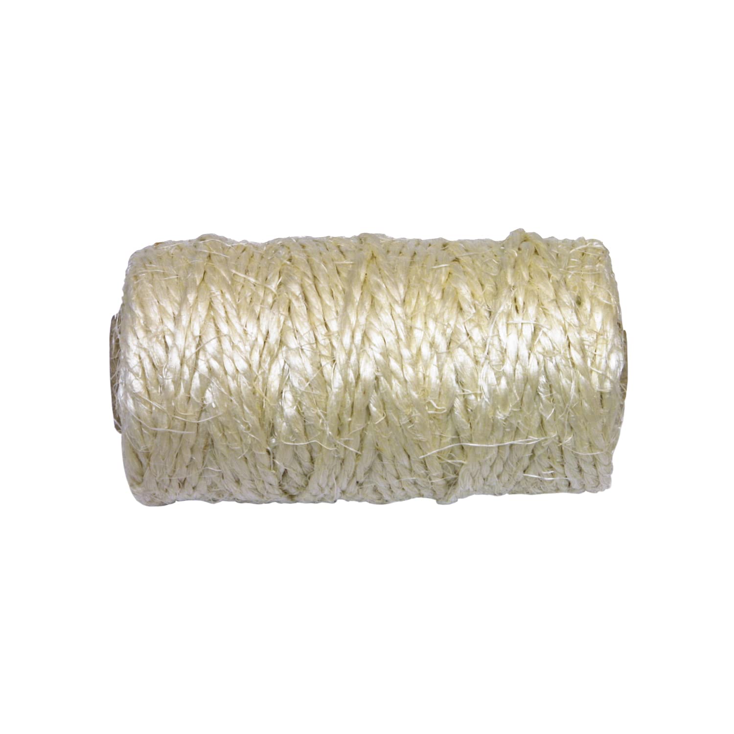 Amig - Sisal Rope Roll Mod.20150 - Natural Fibre Spool - Multipurpose Ideal as a Scratcher for Cats, Crafts, Packaging, Decoration or Gardening - Measurements: Ø 2.7 mm x 120 g