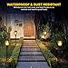 TaoTronics Solar Garden Lights, Solar Torch Light, Solar Powered LED Flame Effect Light, Outdoor Landscape Decoration Path Lighting, Dusk to Dawn Auto On/Off, IP65 Waterproof-2 Pack