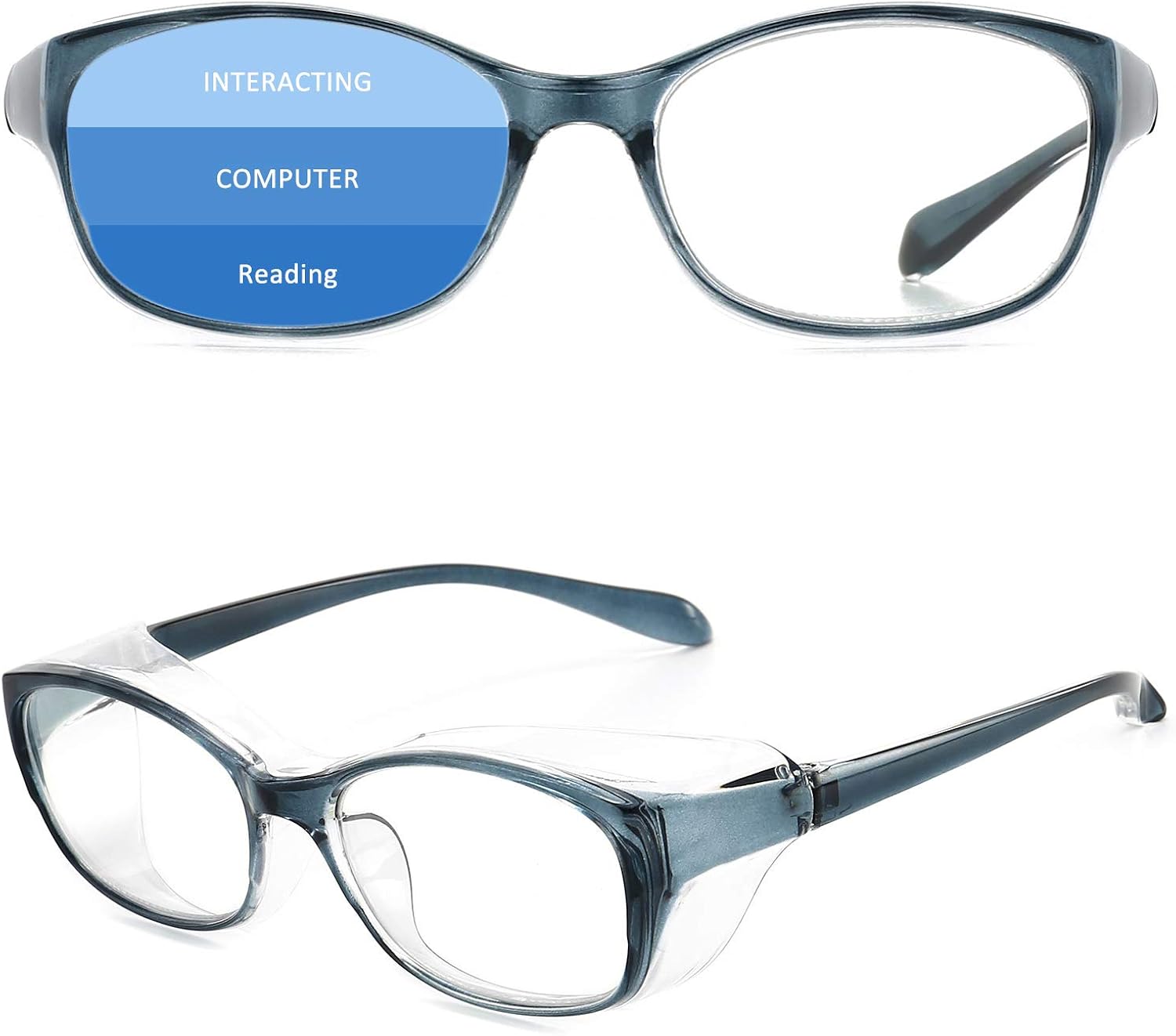Buy Progressive Safety Glasses for Women Mens Readers Multifocus