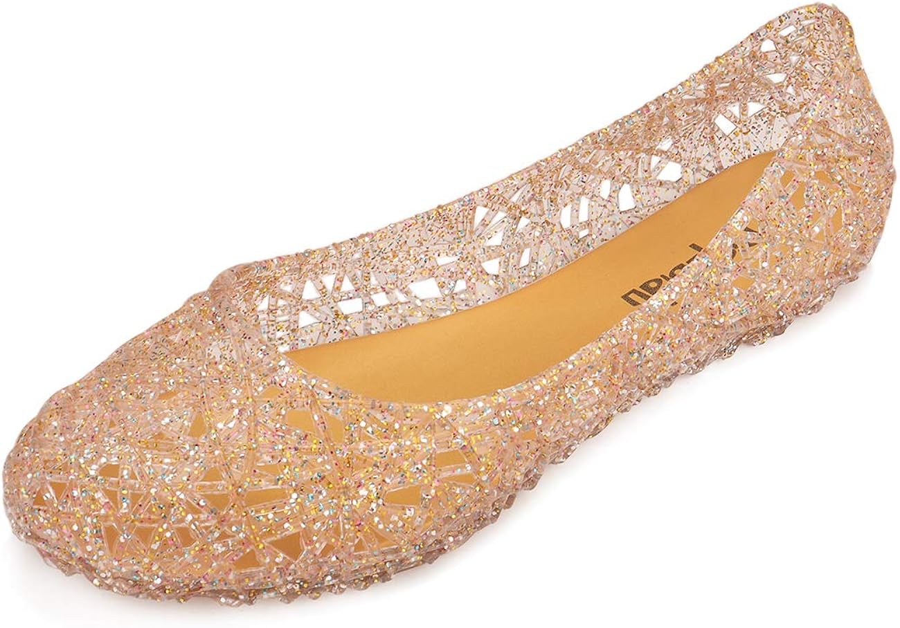 womens jelly flats