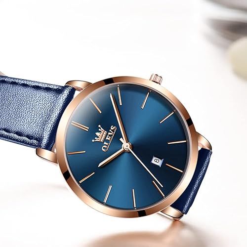 OLEVS Women Wrist Watches Ultra Thin Minimalist Dress